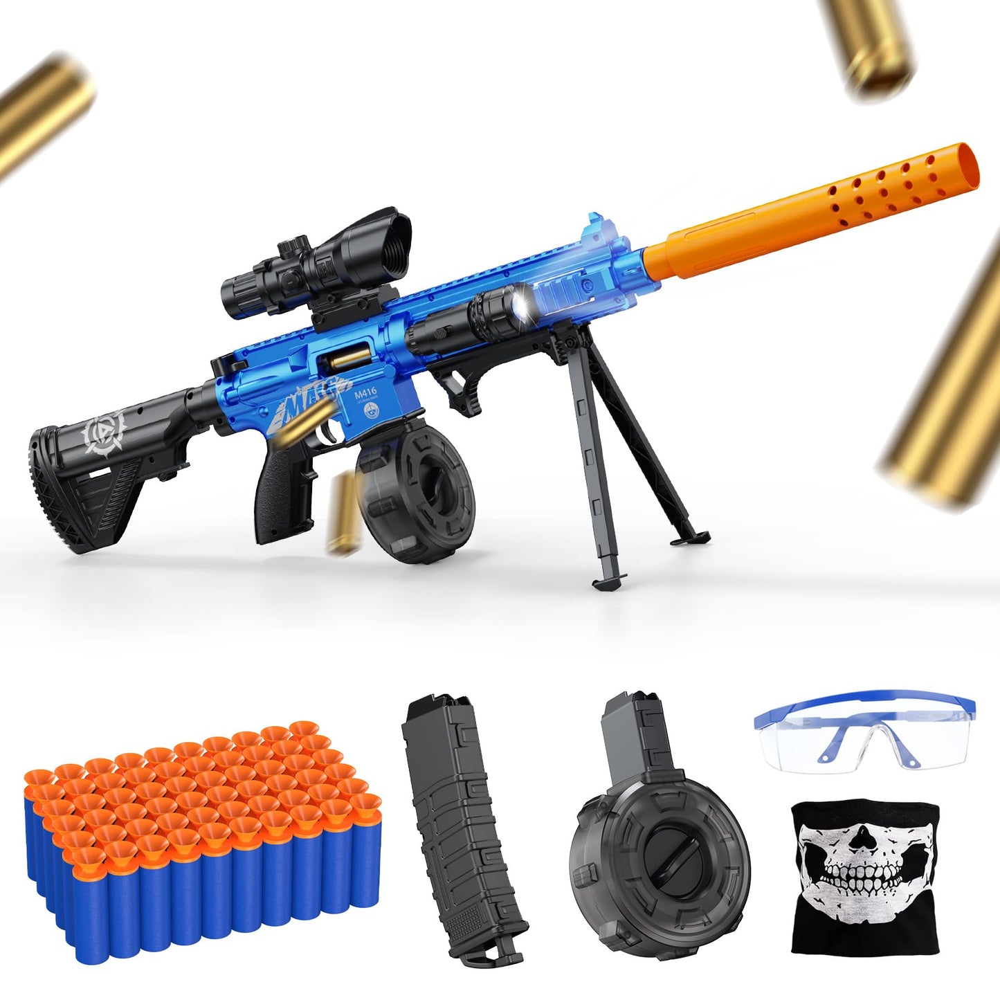 Toy Gun with Soft Bullets Shell Ejecting Manual Foam Blasters