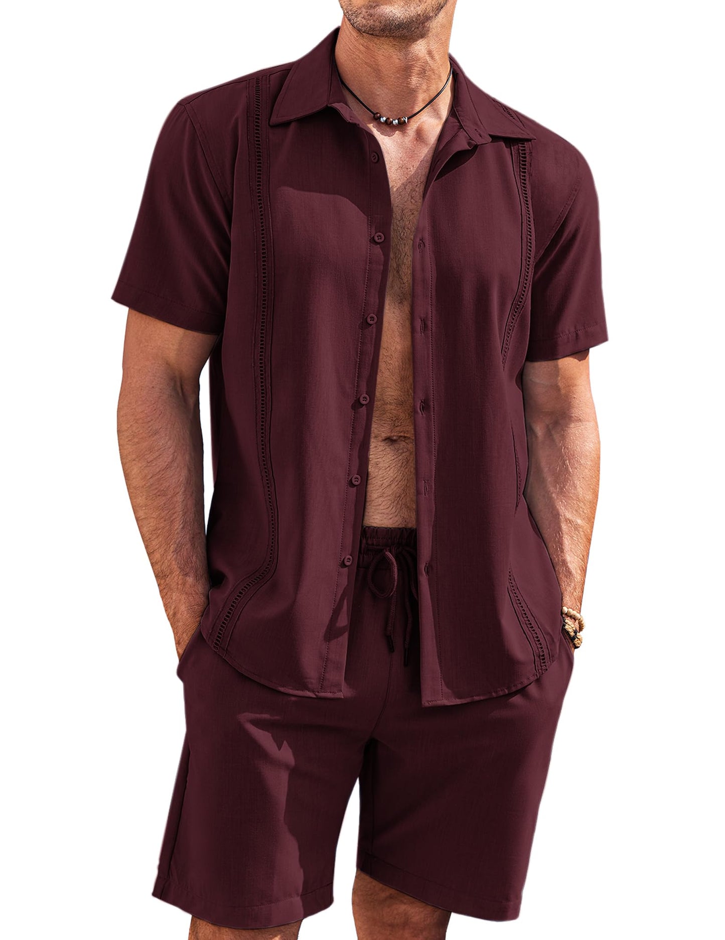 Mens Two Piece Outfits Set