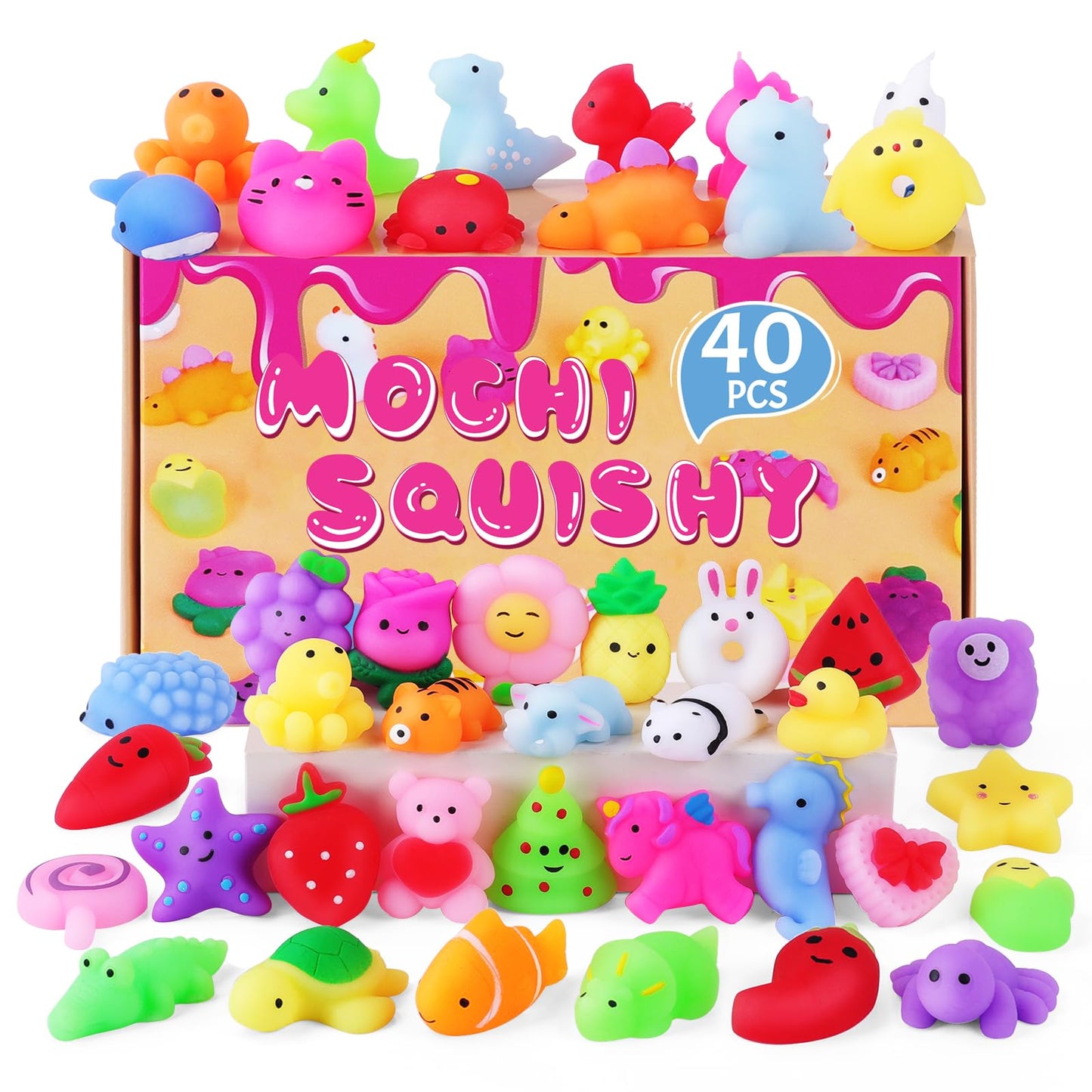 VISCOO Squishy Toys Squishies 40 Pack